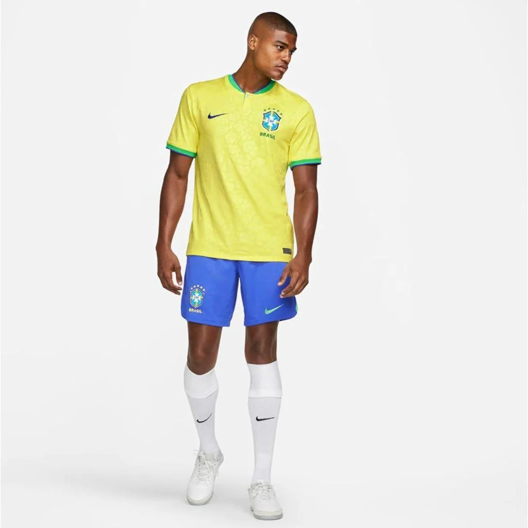 Camisa Brasil Nike 22/23 Copa do Mundo Catar - Torcedor Amarela — imagem 4